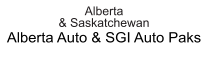 Alberta  & Saskatchewan Alberta Auto & SGI Auto Paks